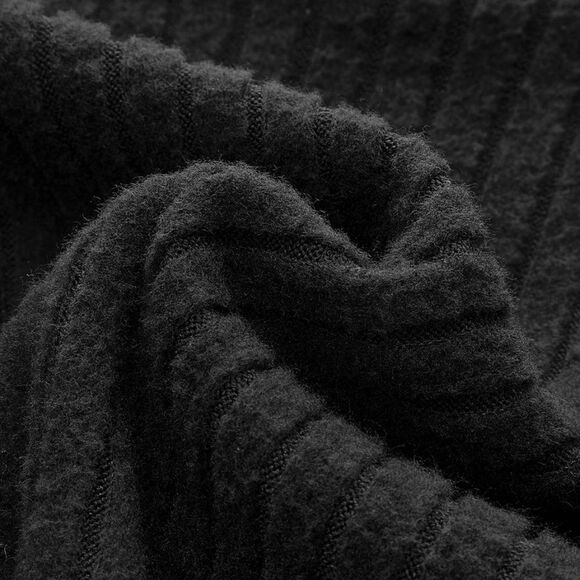 47Q. Nwt Commense V-Neck Ribbed Skinny T-Shirt Black Size Small - Picture 10 of 10